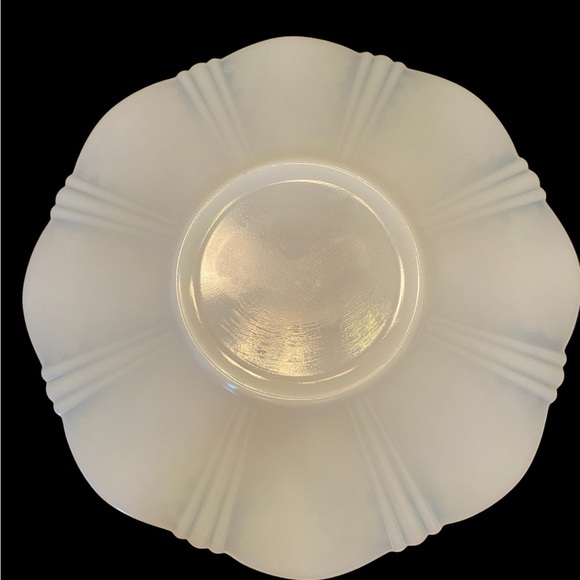 Vintage 1930s MacBeth-Evans American Sweetheart Pattern Monax Ring of Fire 12” - Picture 3 of 3